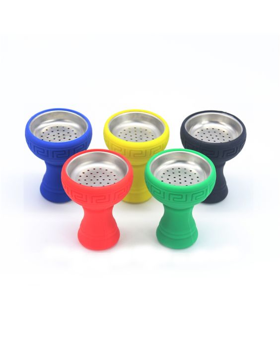 hookah head silicone with metal