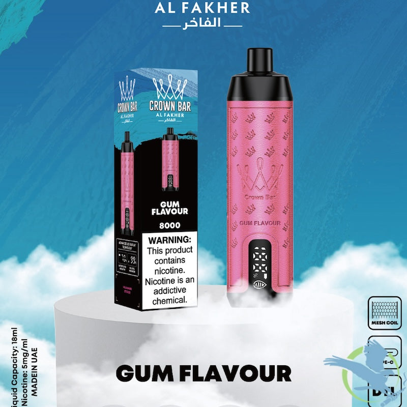 Al Fakher Crown Bar - Vape Disposable