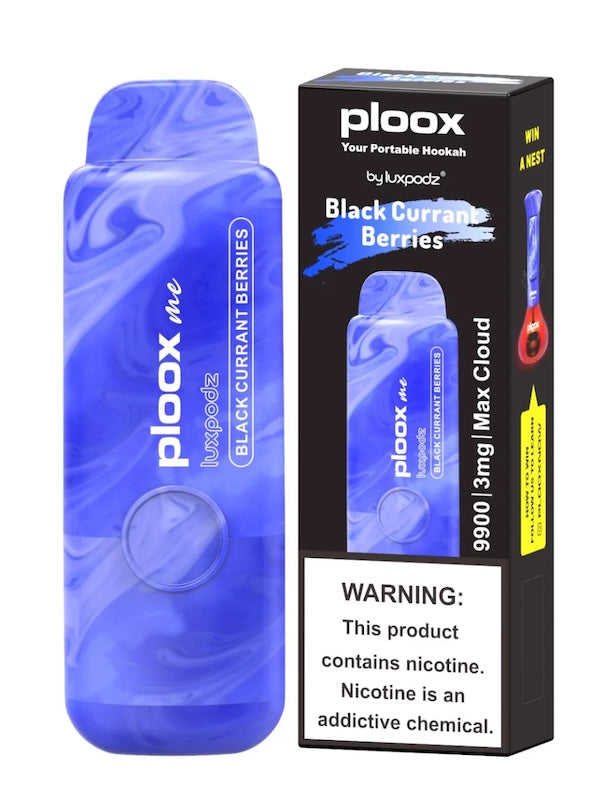 Ploox Hookah Disposable Black Currant Berries