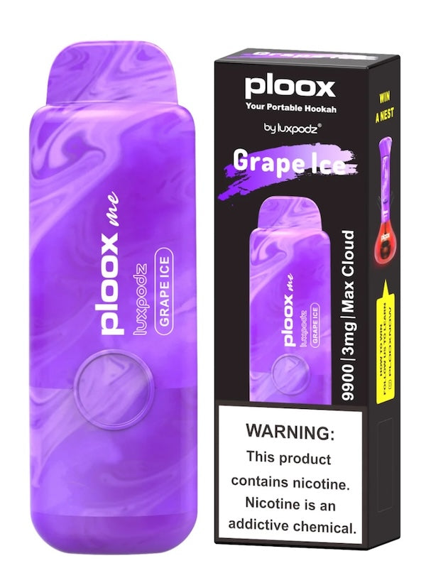 Ploox Hookah Disposable Grape Ice