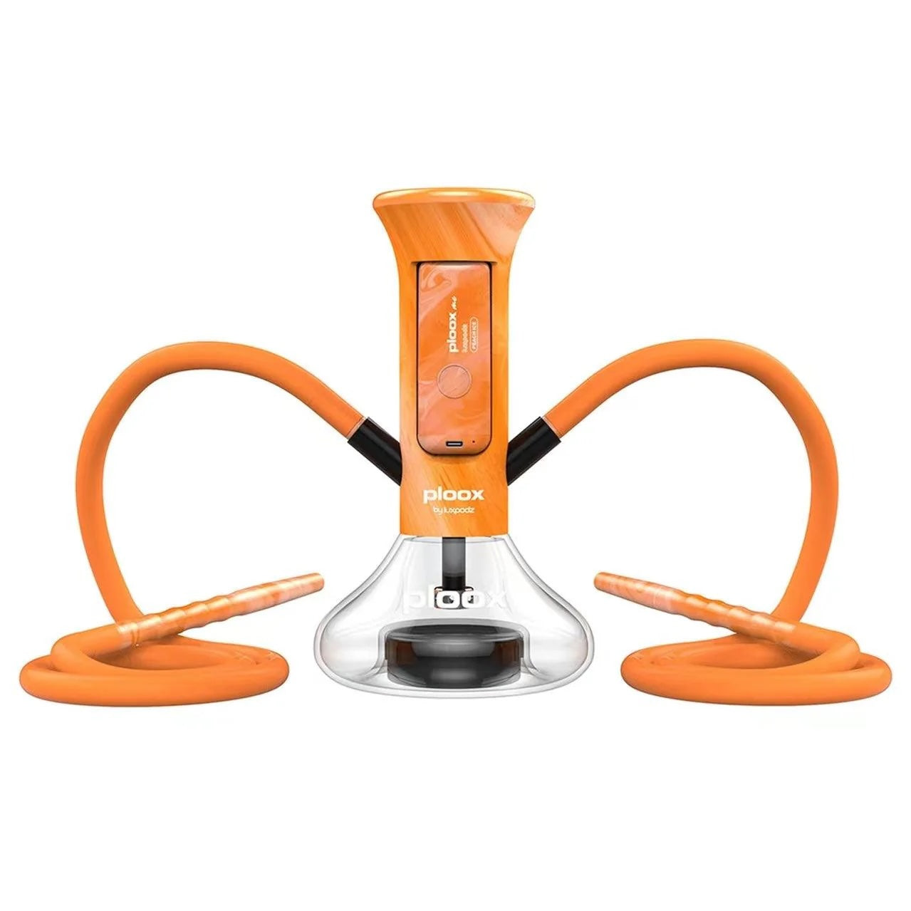 Ploox Portable Hookah Nest Resin Orange