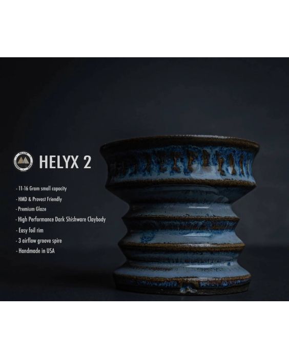 Mason Shishaware Helyx Hookah Bowl - Amalfi