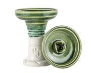 Ferris Hookah Bowl - Green/White